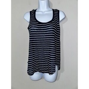 ATM Anthony‎ Thomas Melillo Striped Tank Top Linen Blend Casual Sleeveless S/P